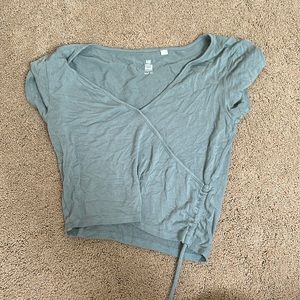 Green crossover Pacsun shirt